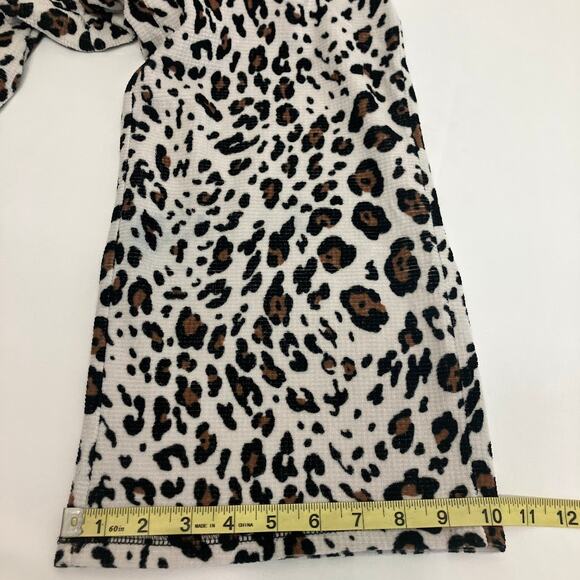 PJ Salvage Cheetah Print Vintage Velour Waffle Pajama Set Women’s Size XL - Picture 13 of 13